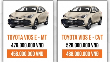 Sedan "quốc dân" Toyota Vios giảm giá, điều gì đang xảy ra?
