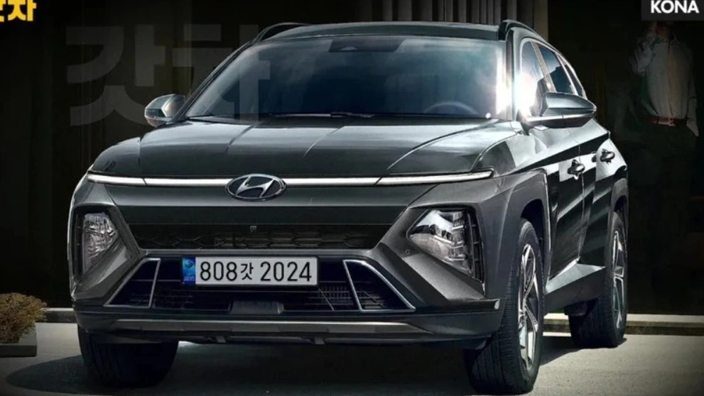 Hyundai Kona 2023 lộ diện thiết kế mới