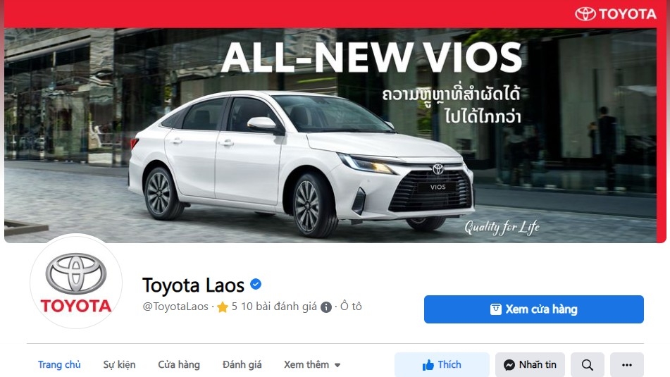Toyota Vios ra mắt tại Lào