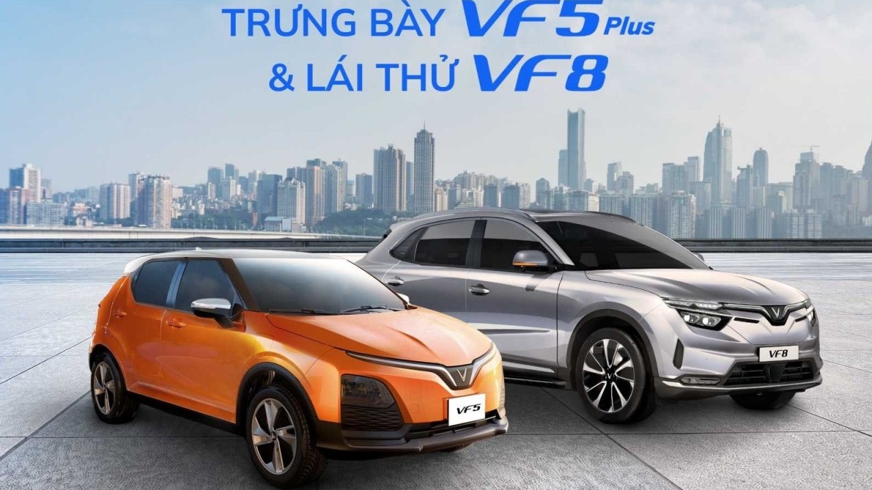 VinFast công bố lịch trưng bày VF5 Plus và lái thử VF8 trên toàn quốc