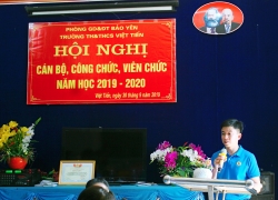 Hội nghị Cán Bộ - công chức Trường TH & THCS Việt Tiên 2019 – 2020