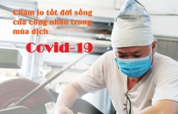 Chăm lo tốt đời sống của công nhân trong mùa dịch Covid-19