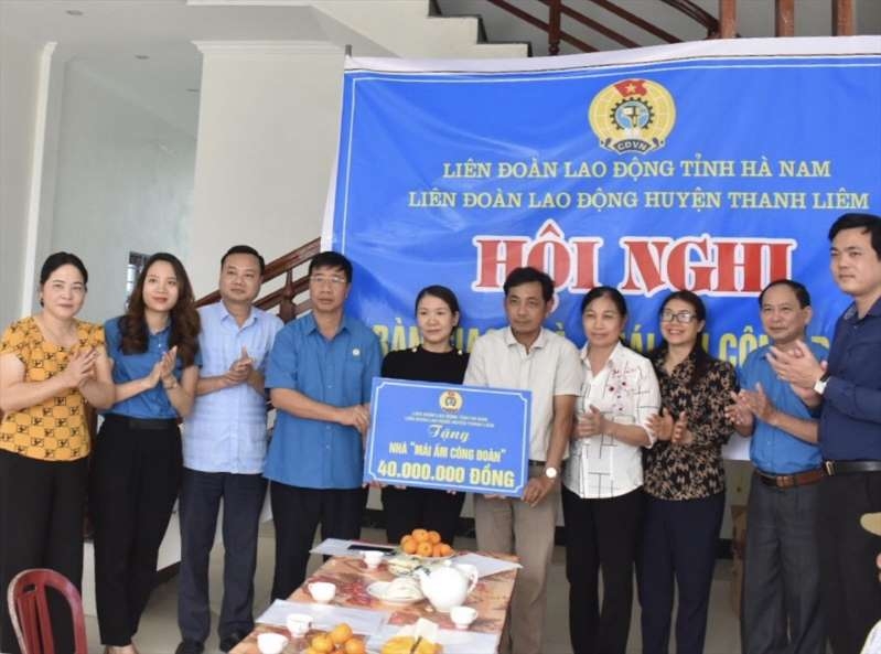 Liên đoàn Lao động huyện Thanh Liêm vượt chỉ tiêu thành lập CĐCS 2020