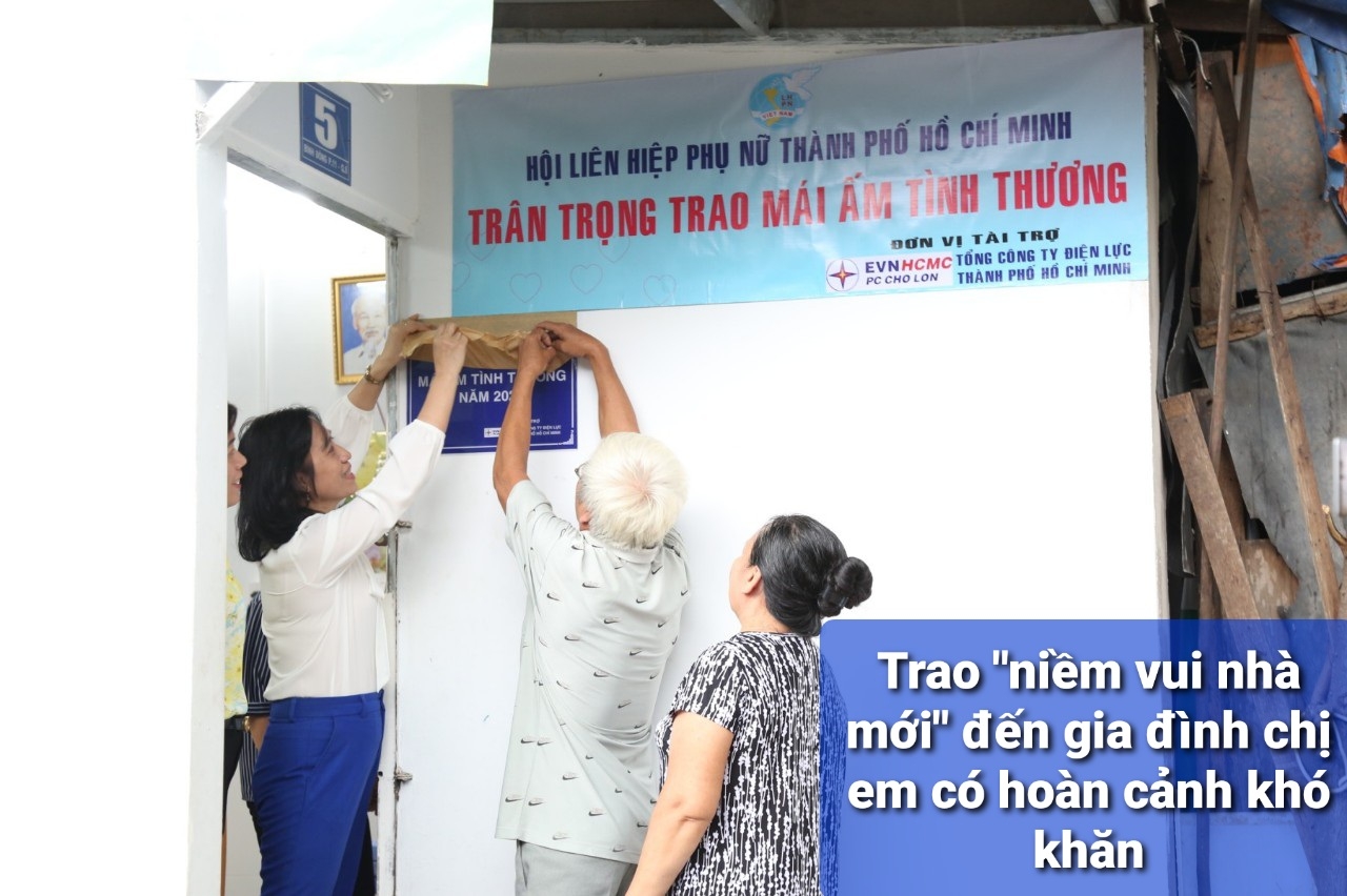 Trao “niềm vui nhà mới” đến gia đình chị em có hoàn cảnh khó khăn