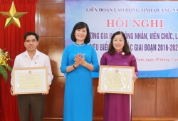 Quảng Nam: Biểu dương 22 gia đình công nhân viên chức lao động tiêu biểu