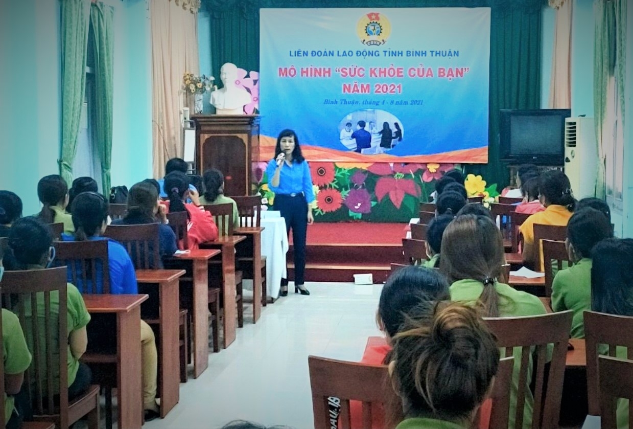 LĐLĐ tỉnh Bình Thuận: 400 nữ đoàn viên công đoàn được khám sức khỏe