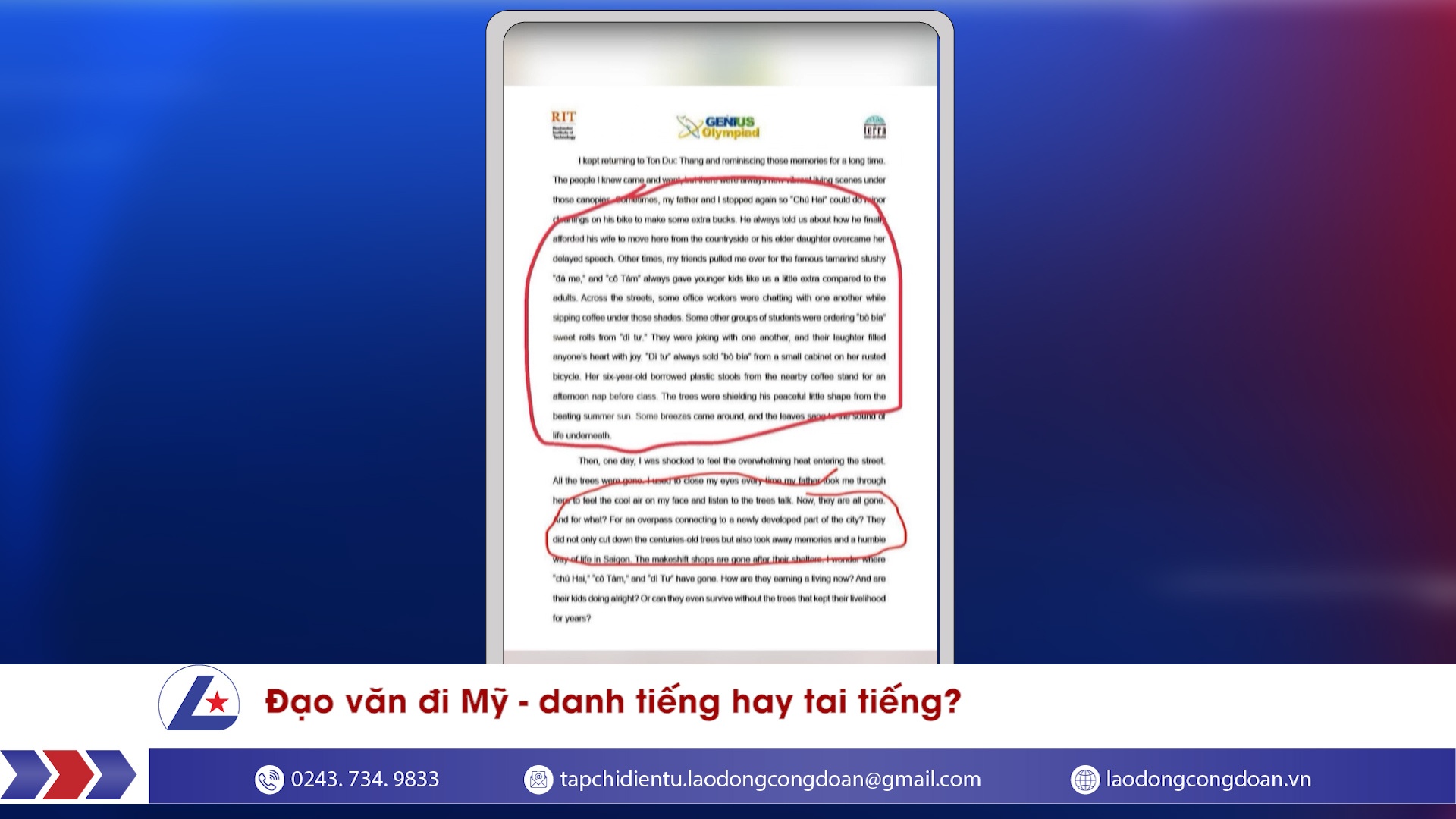 Đạo văn đi Mỹ - danh tiếng hay tai tiếng?