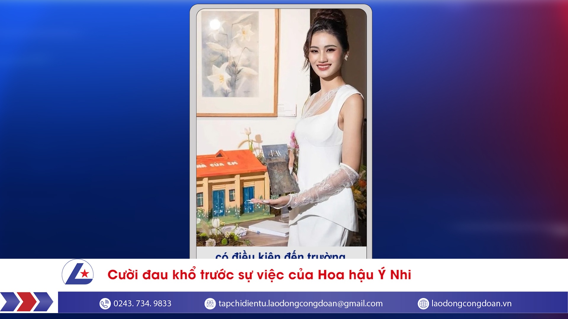 Cười đau khổ trước sự việc của Hoa hậu Ý Nhi