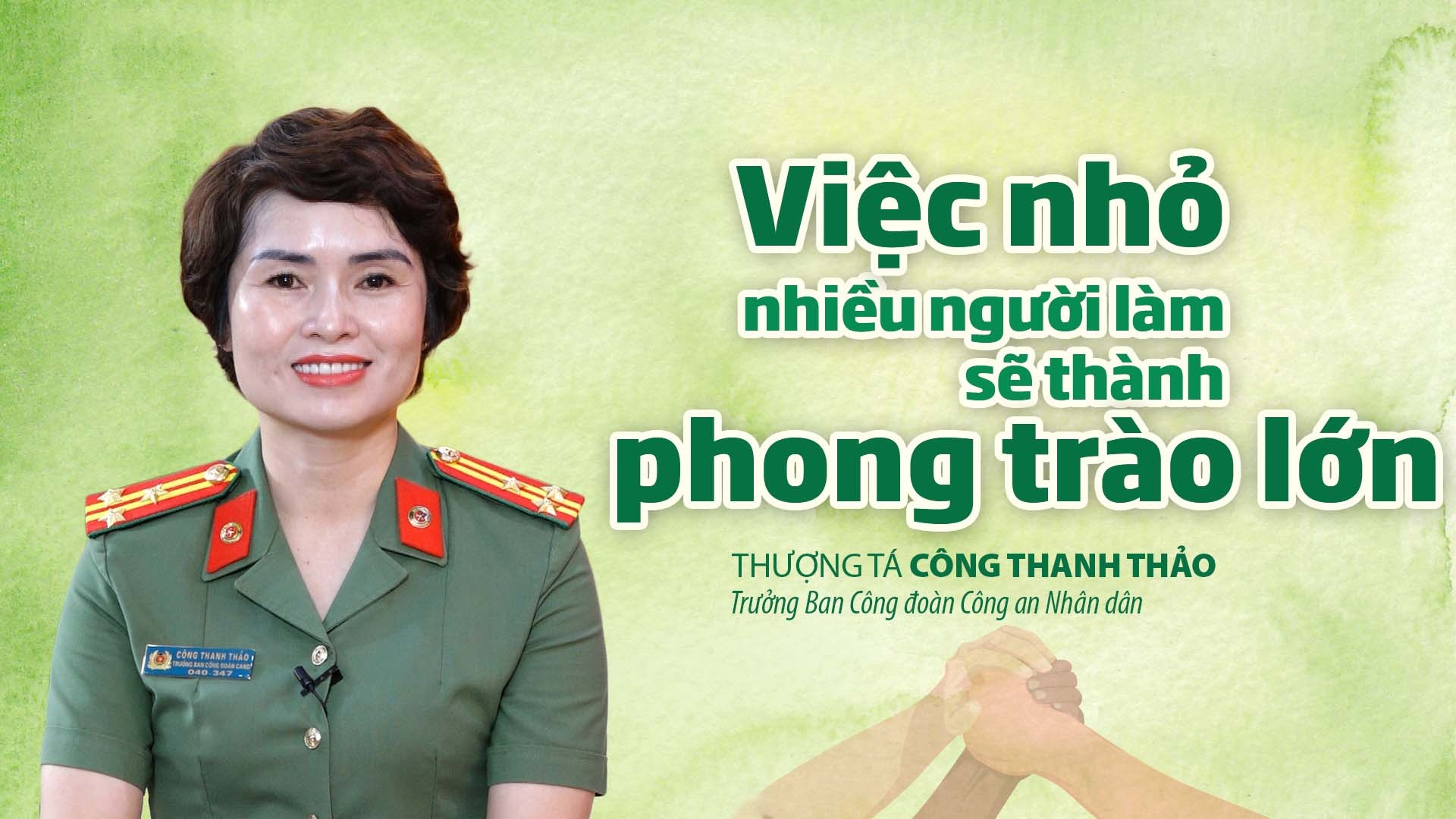 Talk Công đoàn: Việc nhỏ nhiều người làm sẽ thành phong trào lớn