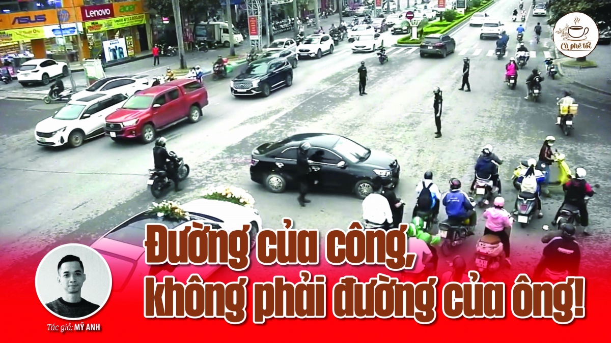 Đường của công, không phải đường của ông!